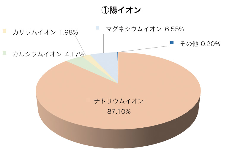 陽イオン構成円グラフ