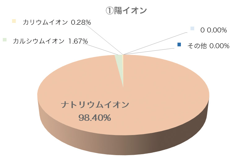 陽イオン構成円グラフ