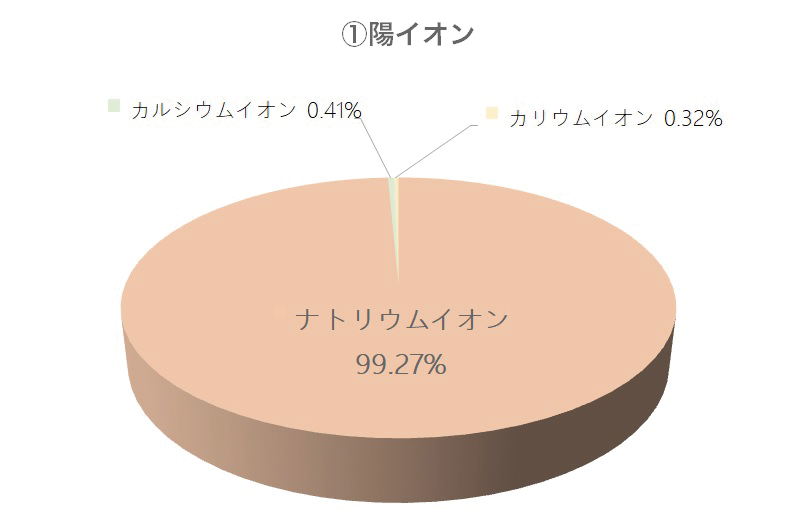陽イオン構成円グラフ