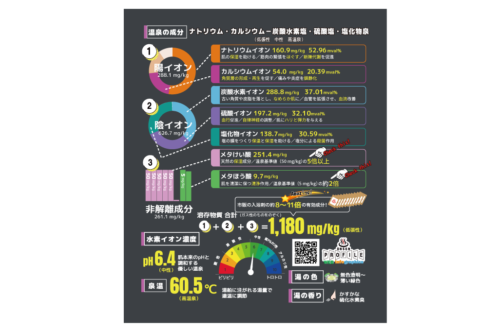 温泉プロファイル両面スタンド