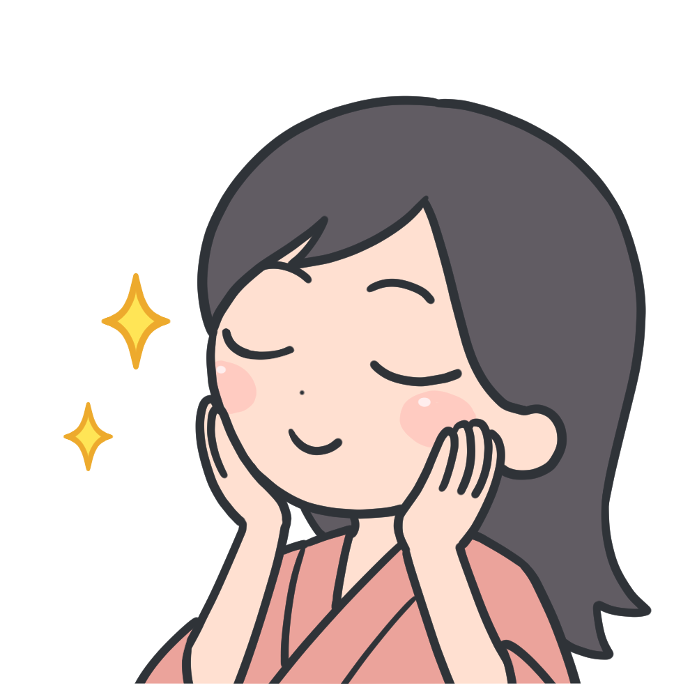 肌をスベスベにしたい方
