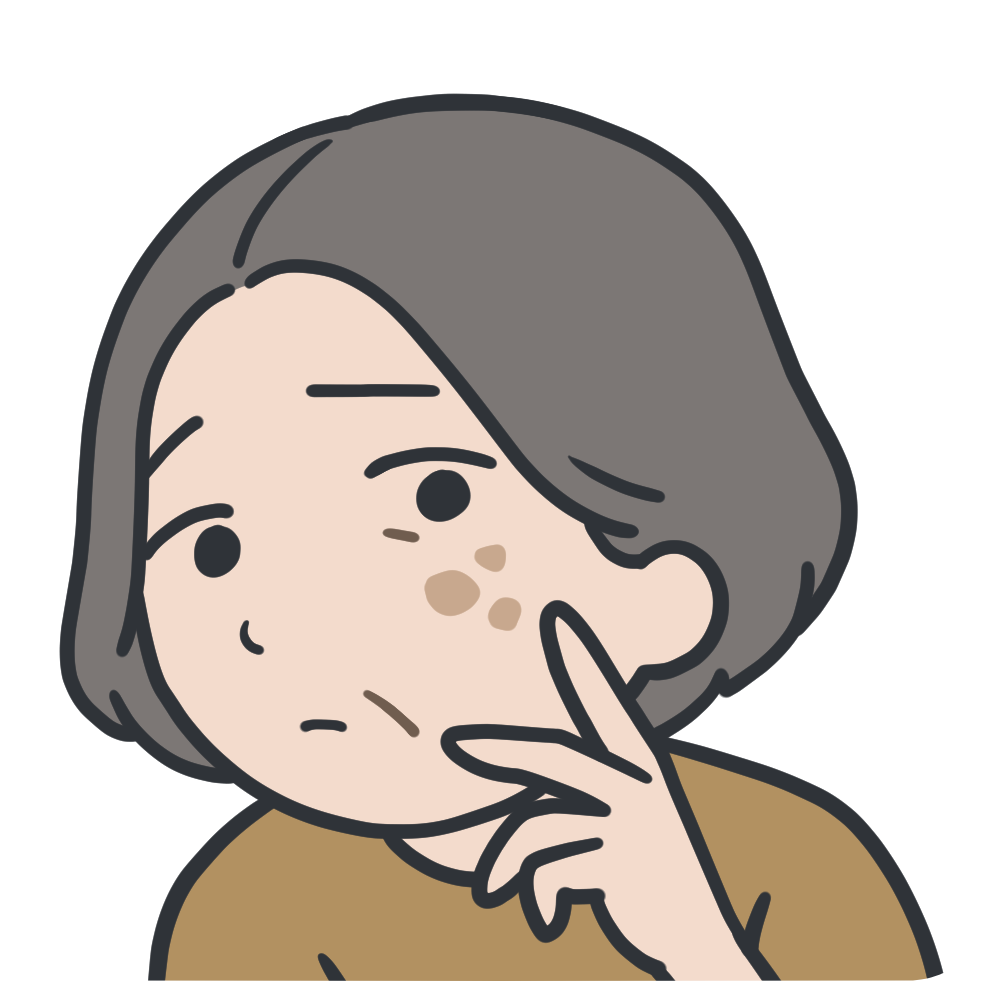 顔のシミが気になる方