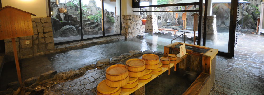 Large public bath for women's “Tenshu-no-Yu”