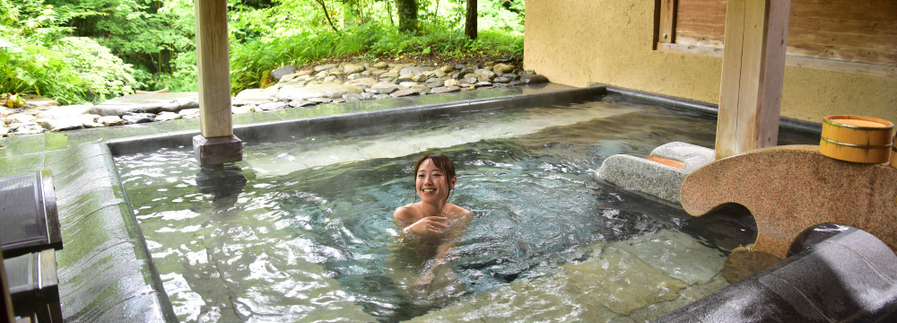 男女別露天風呂「すずむしの湯」